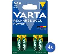 4X Baterías Varta Rech.Accu Power AAA 1000mAh BLI 4