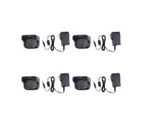 4X BC-193 Liion Battery Fast Dock Charger for BP-265 BP263 Radio IC-V80 V80E T70A T70E US Plug