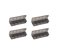 4X Black 8 in 1 Game Card Memory Card Case for PS Vita