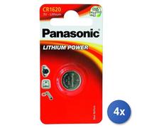 4X Blister De Microbatería Desechable De Litio Panasonic