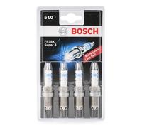 4x BOSCH 0 242 232 802 Bujía de encendido para VW POLO (9N) GOLF II (19E, 1G1)