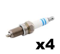 4x BOSCH 0 242 240 593x4 Bujía de encendido para VW Polo IV Hatchback (9N, 9A)