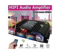 4X BT-998 HIFI Amplificador de Audio Digital Pantalla LCD ClassD Amplificador de Potencia Radio Coche Altavoz para el Hogar FM USB