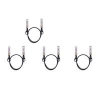 4X Cable 10G SFP + Twinax, Cobre de Conexión Directa (DAC) Cable Pasivo 10GBASE SFP para SFP-H10GB-CU1M, , (0.5M)
