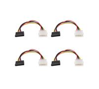 4X Cable Adaptador Conversor Potencia Hembra A Macho. 6 Pulgadas