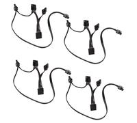 4X Cable de Fuente de Alimentación Modular Ide de 4 Pines para Rm1000X Rm550X 650X 750X 850X Cable de 6 Pines