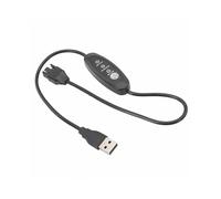 4X Cable de Ventilador de Refuerzo USB de 5 V A 12 V Cable de Ventilador USB Ajustable de 4 Pines Cable de Ventilador de Chasis USB A 12 V con 3