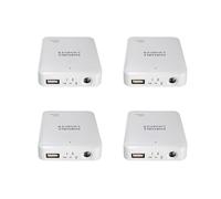 4X Caja de Bateria del Banco de la Energia del USB Portatil Cargador de Bateria Externa del Paquete del Cargador de Bateria de Emergencia 4X AA para
