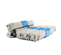 4X Cartucho de tóner Compatible for Oki C332 C332dn MC363 MC363dn C332 Dn MC363 Dn Chip de reinicio 46508712 46508711 46508710 46508709(46508720 19 18 17 AU)