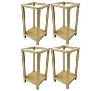 4X Centerpiece Flower Stand - Wooden Ra | Rustic Plant Display For Christmas And Birthdays, Indoor Outdoor Sturdy Wood Frames For Celebrations, Modern Floral Arrangement Racks; Ideal For Parties