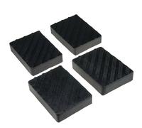 STIX 4X Almohadillas de Goma para Gato Hidráulico 160x120x35 mm | De goma resistente, ideal para cambio de neumáticos, protege bajos y umbrales contra daños, para talleres mecánicos