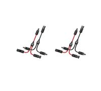 4X Conectores de Cable de Rama Y Solar Adaptador Paralelo de Cable Solar En Par para Panel Solar Kit de Herramientas de Enchufe de Cable