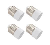 4X Convertidor Adaptador de Bombilla Lampara LED E27 A E14