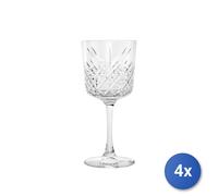 4X Copa De Vino Pasabahce Timeless 4 Piezas De 33Cl Y Ø8,8Cm