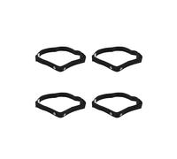 4X Correa de Cinturón para El Pecho para Polar Wahoo para Sports Monitor de Frecuencia Cardíaca Inalámbrico, Negro