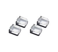 4x Cubierta del Interruptor del Botón de Encendido, Impermeable y Resistente A Colisiones, Protector de Seguridad A Prueba de Polvo para Orificio de