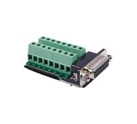 4X DB15 VGA D-SUB VGA 15pines Hembra Adaptador Terminal de Toma PCB Tablero de Desbloqueo