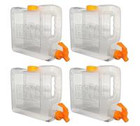 4x Dispensador de Bebidas Con Grifo 3,5l para Frías Bidón Agua