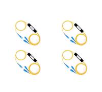 4X Divisor de Fibra óptica de 1 Punto Y 2 Cónicos, Divisor de Caja de Empalme, Puerto SC, Fibra FTTH, Conexión Fría para El Hogar