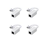 4X Divisor PoE USB Tipo C de 100 Mbps de 48 V A 5 V para Diversas Transmisiones de Redes Electrónicas
