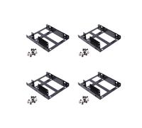 4X Doble Capa SSD Marco de Metal 2.5 una 3.5 Montaje Interno Computadora SSD Disco Duro Doble Escritorio Adaptador Convertidor Soporte