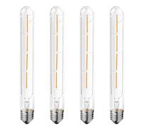 4X E27 Filamento LED T30 Bombilla Edison 4W Super Brillate Bombilla Retro 400LM Blanco Cálido 2200K Bombilla Vintage Sustitución de la Incandescente AC 220V