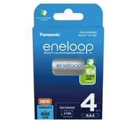 4X eneloop Pilas AAA 800mAh Recargable NI-MH HR03 Teléfono 4 Paquete BK-4MCCE
