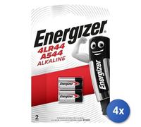 4x Energizer Baterías Alcalinas 2 Piezas 4LR44/A544 6V