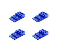 4X Estante de Tubo de Centrífuga Multifuncional 0,2 / 0,5 / 1,5 / 2/5/10/15 / 50Ml Suministros de Laboratorio de Tubos de Ensayo Escalonados