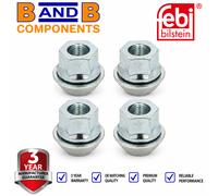4x FEBI 07176 Tuercas de aleación Ford Focus Fiesta C-Max M12x1.5 19mm A5746