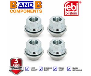 4x FEBI 07176 Tuercas de aleación Ford Focus Fiesta C-Max M12x1.5 19mm A5746