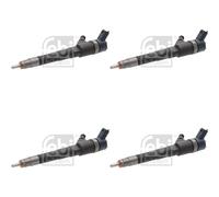 4x FEBI BILSTEIN Inyector para Fiat Ducato Kasten 120 Multijet 2.3 D 140