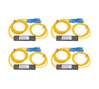 4X Ftth Sc Upc 1X2 Plc Separador ÓPtico de Fibra ÓPtica Monomodo Fbt Acoplador ÓPtico