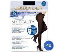 4x Golden Lady Medias My Beauty 50 Den Negro S
