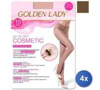 4x Golden Lady Pantimedias Mysecret 15 Bronce 3 Talla M