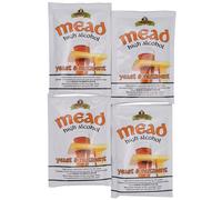 4x Hambleton Bard Bulldog levadura + sal nutricional - 28g/25L - Bulldog Brew's - levadura seca de hidromiel - | vino de hidromiel | levadura de vino | levadura vino blanco y vino tinto