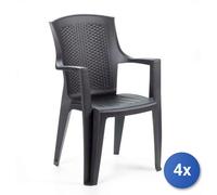 4X Ipae-Progarden Sillón Eden Antracita