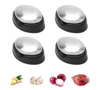 4X Jabón antiolor con Recipiente Neutralizador de olores con jabonera Jabón de Acero Elimina olores desagradables (4 Piezas - jabón/Cuenco)