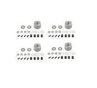 4X Kit de Carcasas de Engranaje Diferencial Apto para 1/8 HPI Racing Savage XL FLUX Rovan TORLAND Piezas de Camión Sin Escobillas