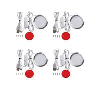 4X Kit de Modelo de Piezas de Impresión 3D el Kit de Iluminación de Luz LED Se Puede Combinar con una Variedad de Modelos de Pantallas Sin Piezas de