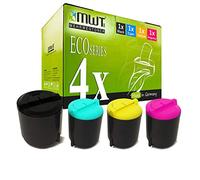 4X Kraft Office Supplies Cartucho de tóner Compatible para Samsung CLP 300 NG N reemplaza CLP-300A Negro Azul Rojo Amarillo