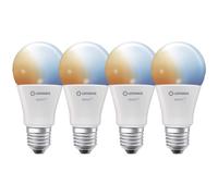 4X LED Smart + Bombilla 8,5W = 60W E27 Mate 806lm Cct 2700K-6500K Regulable