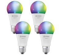 4X Ledvance LED Smart Bombilla A60 9,5W = 75W E27 RGBW 2700K-6500K Regulable App