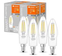4x Ledvance LED Smart+ Vela 4W=40W E14 470lm 2700K WiFi Atenuable Alexa