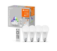 4X Ledvance Smart + Bombilla A60 9W = 60W E27 RGBW Cct Remoto App Alexa. Wifi
