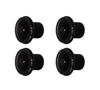 4X Lente HD Ojo de Pez CCTV 5MP 1.8mm M12 x 0.5 Montaje 1 / 2.5 F2.0 180 Grados para Camaras de Videovigilancia Lentes CCTV
