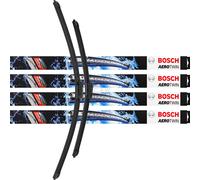 4x Limpiaparabrisas Hoja 3397007187 600mm/450mm AeroTwin SET BOSCH A187S