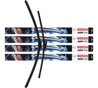 4x Limpiaparabrisas Hoja 3397007256 700mm/550mm AeroTwin SET BOSCH A256S