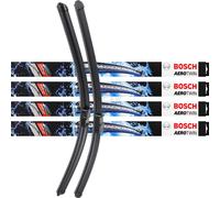 4X Limpiaparabrisas Hoja 3397118938 600Mm/600Mm AeroTwin Set BOSCH A938S