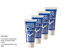 4x Liqui Moly 50g Lm 48 Pasta de Montaje Tubo Plástico Wolframdisulfid-Paste